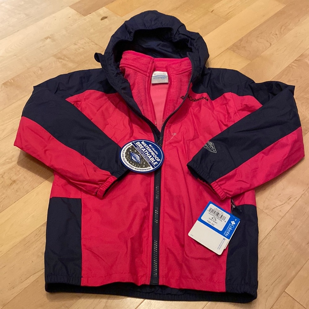 NWT Columbia girls Tri-Clim winter jacket Small